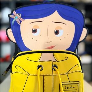 Loungefly Coraline Raincoat Figural Mini Backpack